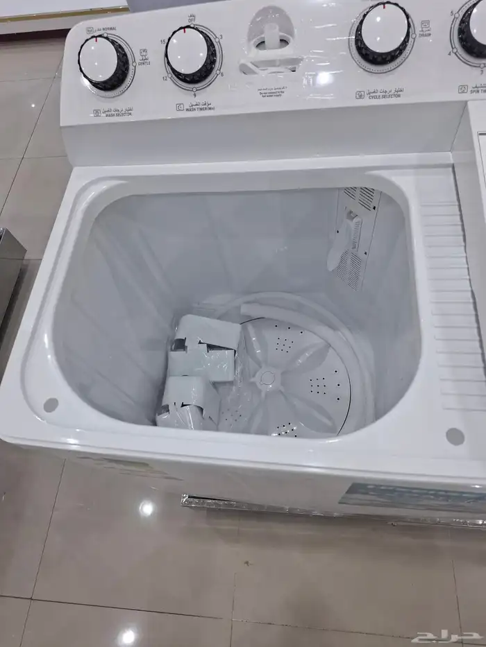 غسالات هايسنس 12 كيلو حوضين 7
