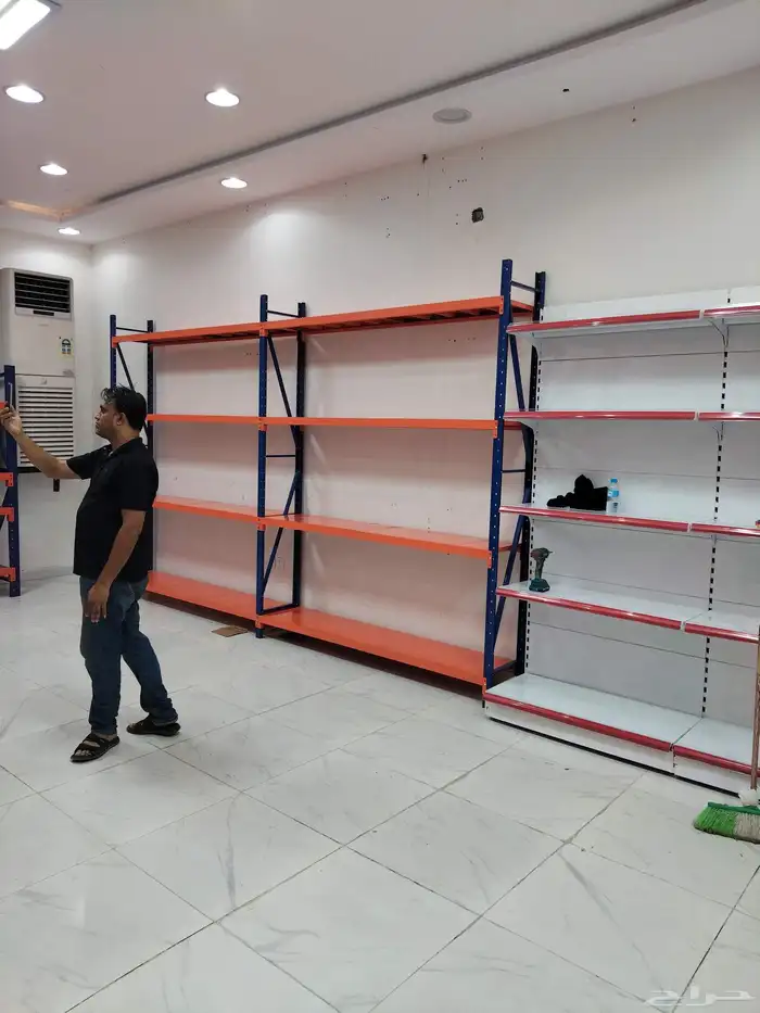 رفوف تخزين رفوف مستودع ارفف محلات ارفف مخازن 5