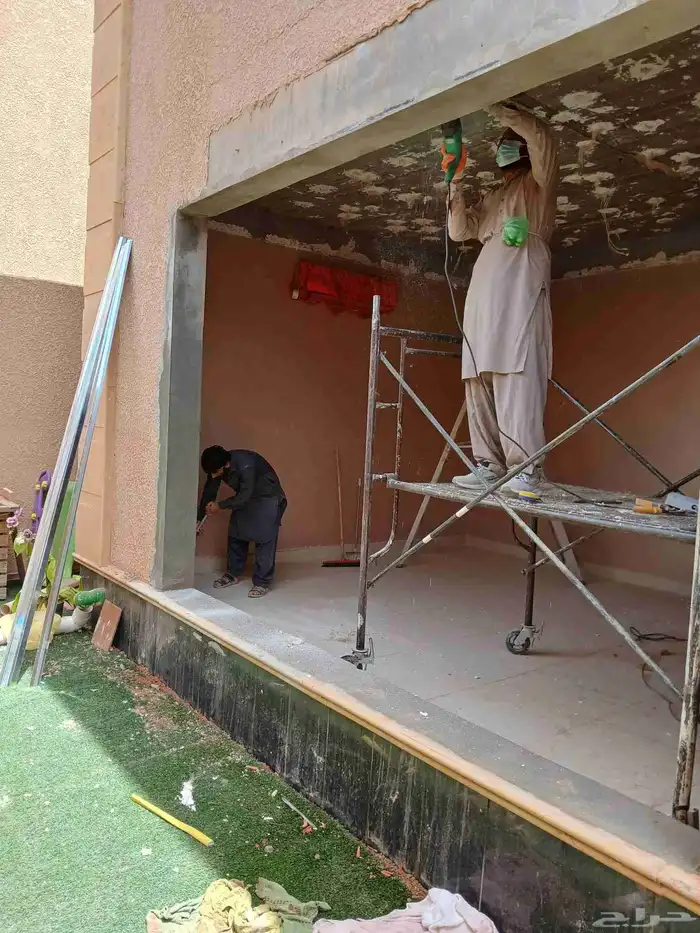 هدم وتكسير وقص جدران بصاروخ وقص أبواب ودرايش مع الياسه وقص خ 6