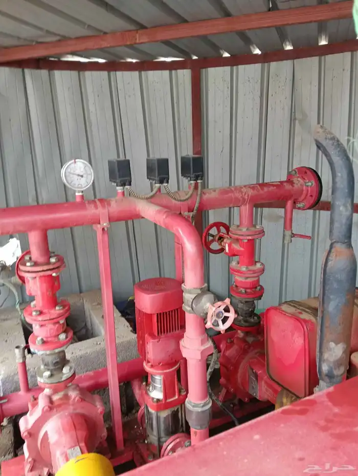 فني مضخات حريق صيانة وتركيب مضخات ورشاشات وصناديق شغال على م 0