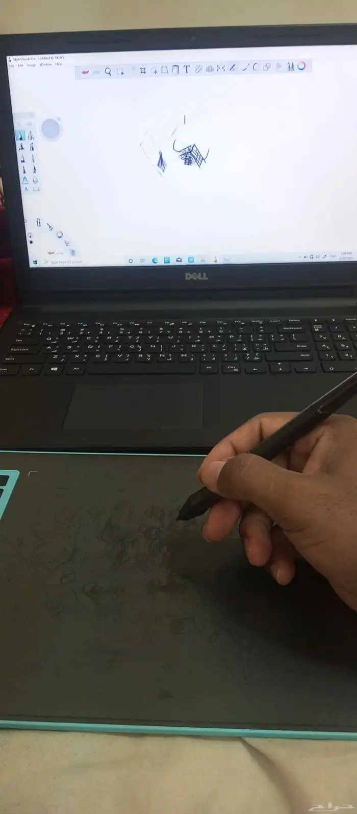 لاب توب وتابلت للرسم اقبل البلد بايباد بقلم أو جهاز ايفون 0