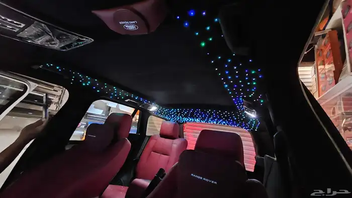 تركيب  نجوم الروز معا قماش كنتارا لسياره رنج روفر شغل وكاله 5