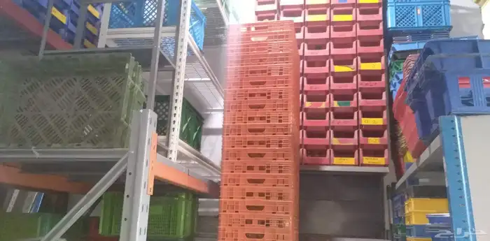 جميع انواع الرفوف والعلب والطبليات والسلال العادي وسلة السمك 6