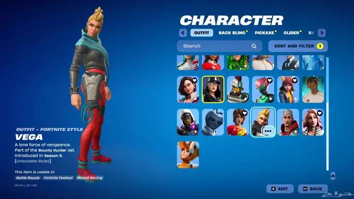 حساب فورت للبيع 1