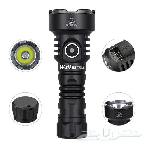 كشاف يدوي صغير Wurkkos TS12 بقوة 1050لومن 0