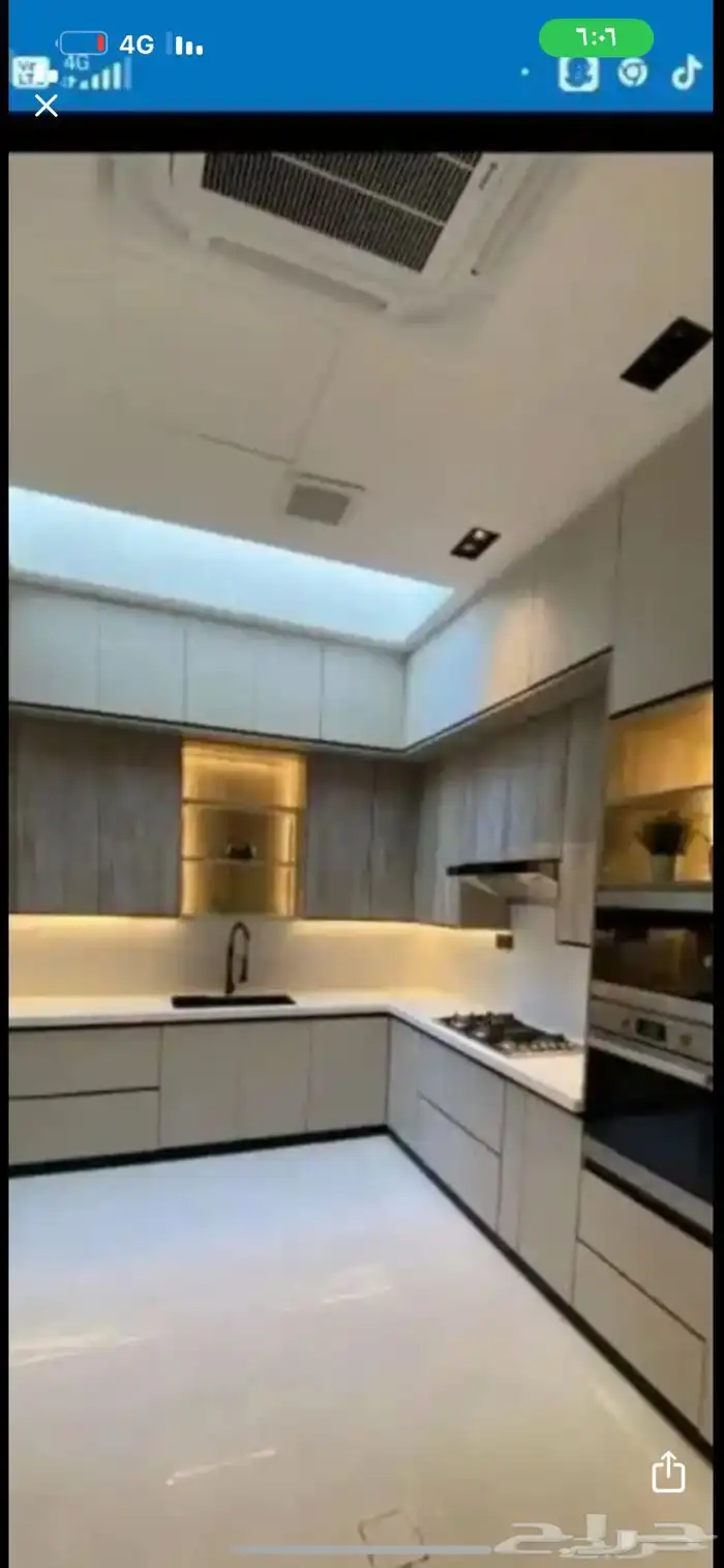 مطابخ صاج رش دبل مفصلات ايطالي رفوف اربعه ملئ 0