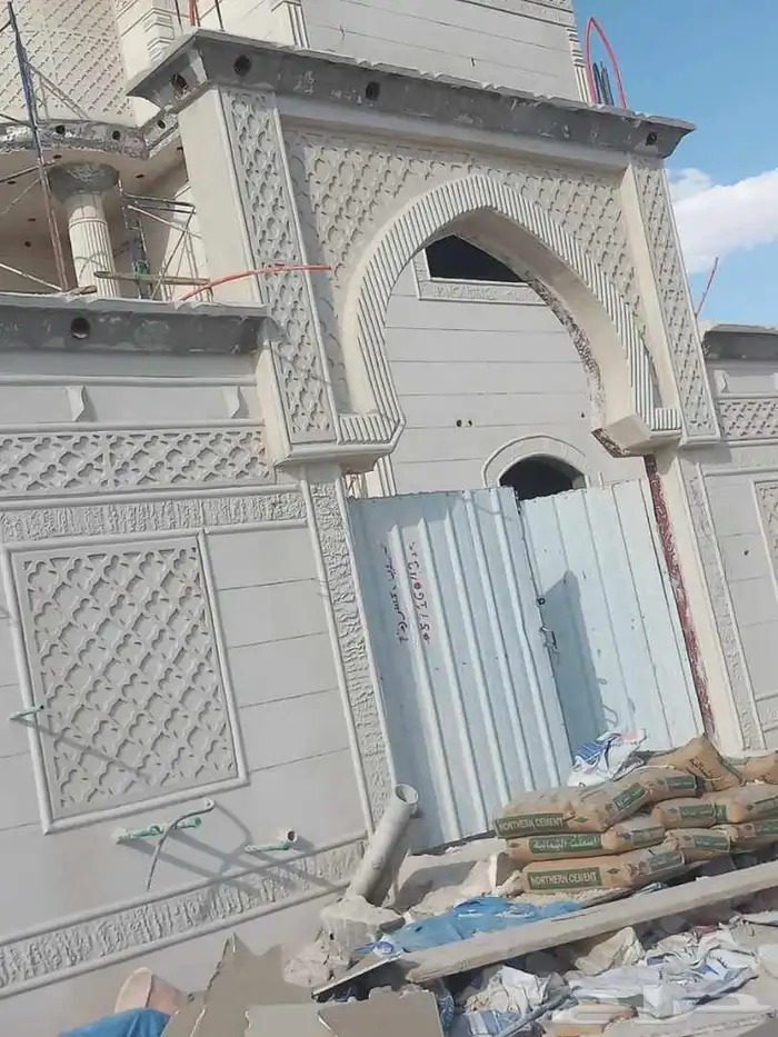 لياسه ملونه وكسر رخام تغنيك عن البويا والبروفايل بديل الحجر 9