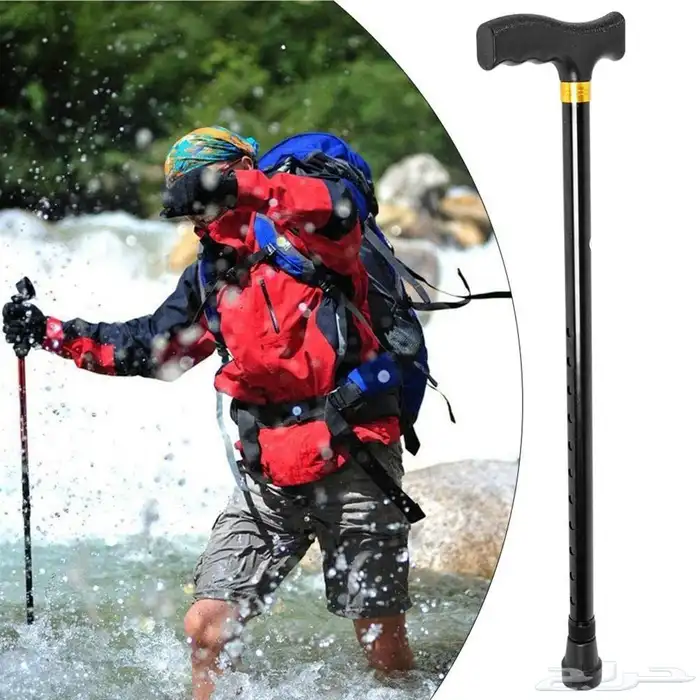 عصا حديثة بكشاف ضد الإنزلاق 1