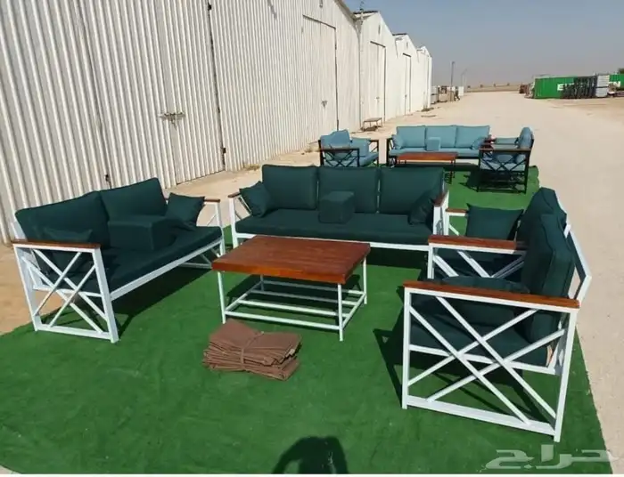 كراسي حديد جلسات خارجيه مراكيز شعبيه كويتيه 6