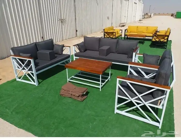 كراسي حديد جلسات خارجيه مراكيز شعبيه كويتيه 5