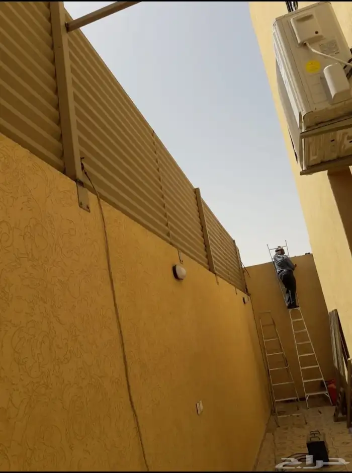 حداد مظلات سواتر سندويش بنل هناجر 8