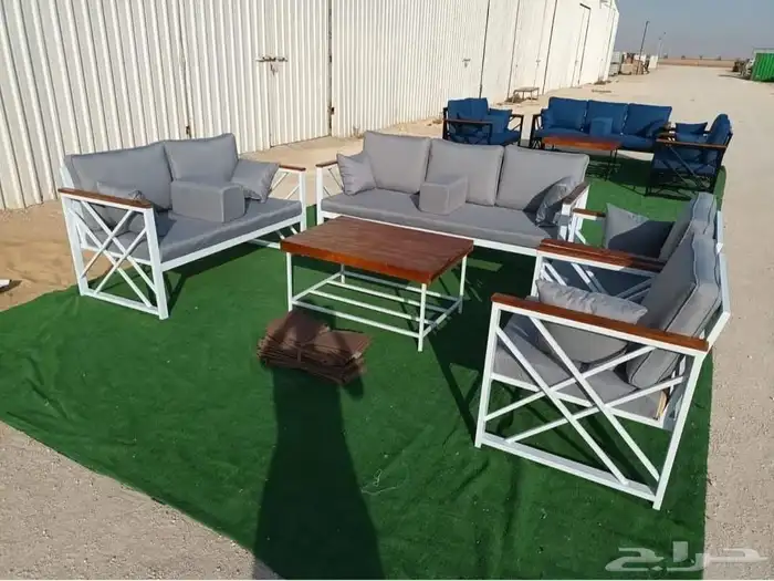 كراسي حديد جلسات خارجيه مراكيز شعبيه كويتيه 8