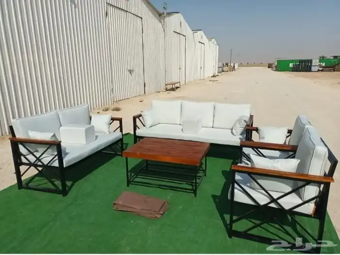 كراسي حديد جلسات خارجيه مراكيز شعبيه كويتيه 2