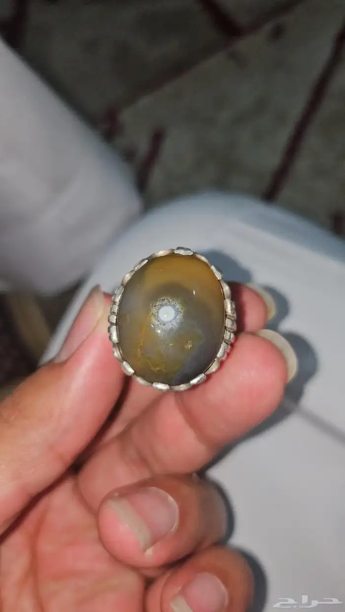 خاتم للبيع عقيق مقاسه 11 ونص 0