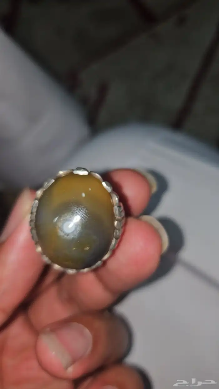 خاتم للبيع عقيق مقاسه 11 ونص 4