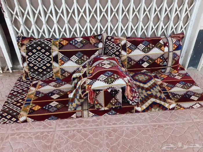 مركاز كنب كراسي خارجيه كويتية بكفر بدون كفر قماش مخمل 7