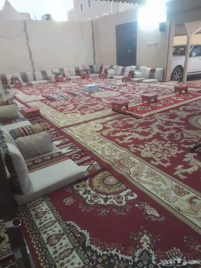 تاجير جلسات شعبيه وكراسي وطاولات 0
