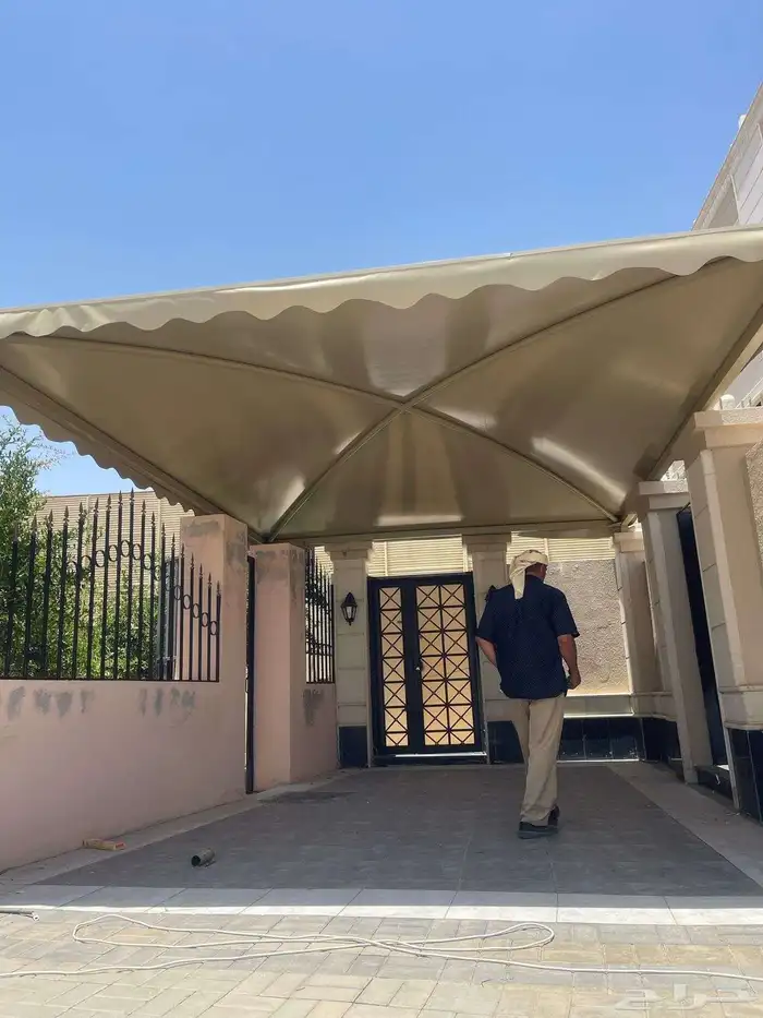 ترميم مظلات سندويتش بنل تنسيق حدائق سواتر 2