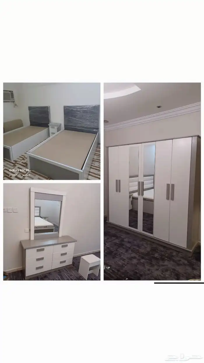 غرف نوم نفرين جديده وطني 1800 ريال 12