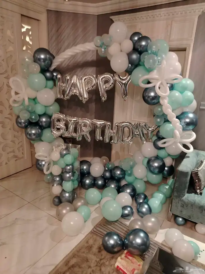 بلونات هيليوم للمناسبات السعيده وديكورات بلون 0