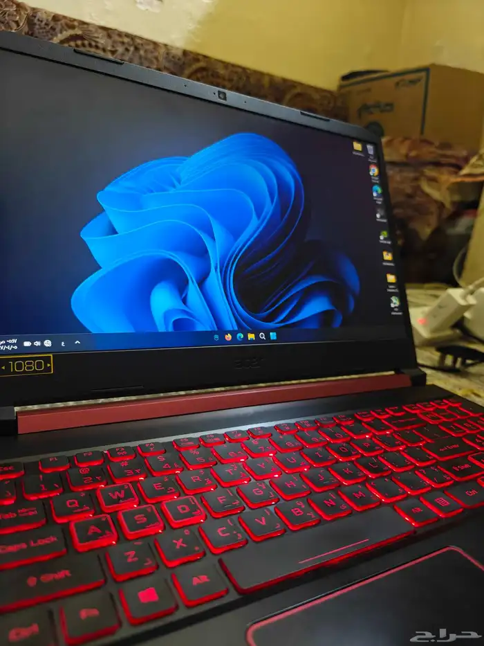 لابتوب العاب نظيف جدا Acer i5 GTX1650 SSD 512gb 3