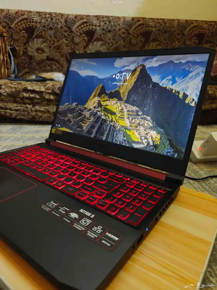 لابتوب العاب نظيف جدا Acer i5 GTX1650 SSD 512gb 8