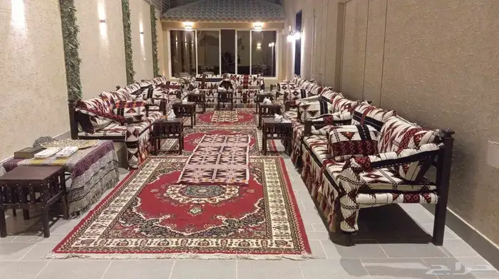 تاجير جلسات شعبيه وكراسي وطاولات 3