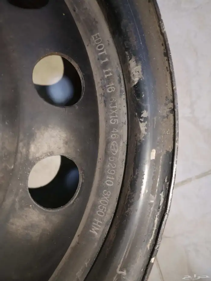 جنط مقاس 15 اصلي كيا 2015 وينفع للسيارات ثانية 1