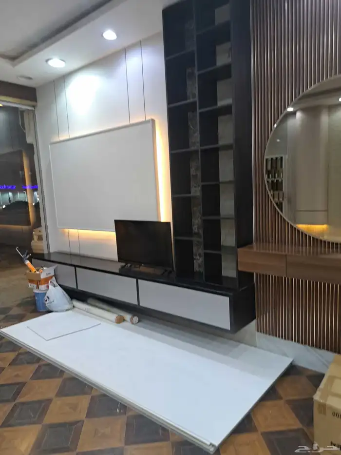 ديكورات شيبوارد جبس مستعار نعلات منزليه باركيه ضد الماء جمي 4