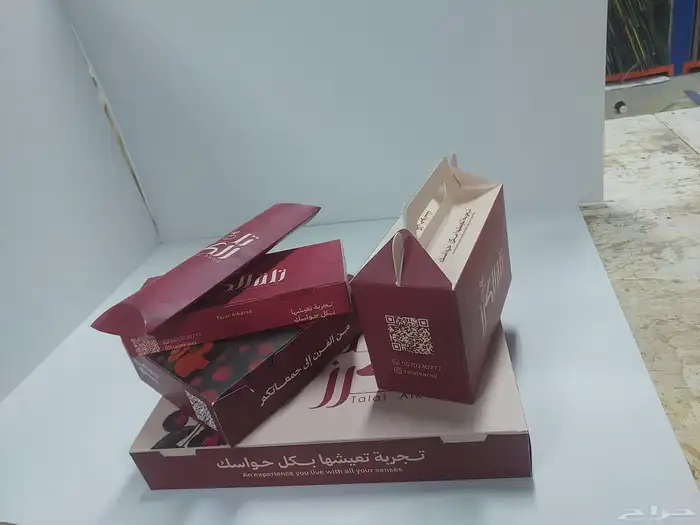 مطبعه مطابع بوكسات أكياس فواتير اختام استكرات لاصقة علب حلوي 5