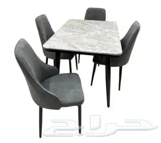 طاولات طعام رخام 4او 6او 8كراسي جودة عالية 4