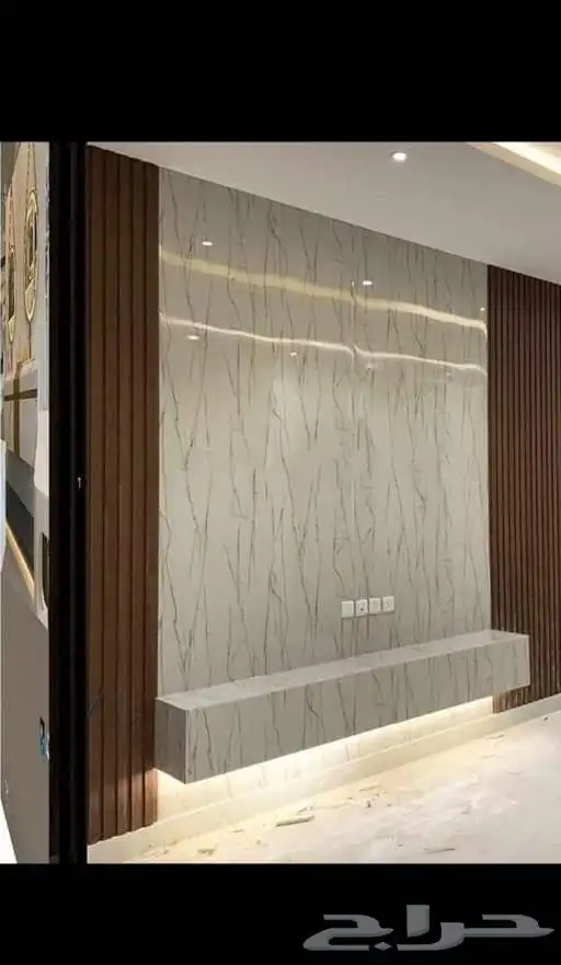 ديكورات شيبوارد جبس مستعار نعلات منزليه باركيه ضد الماء جمي 43