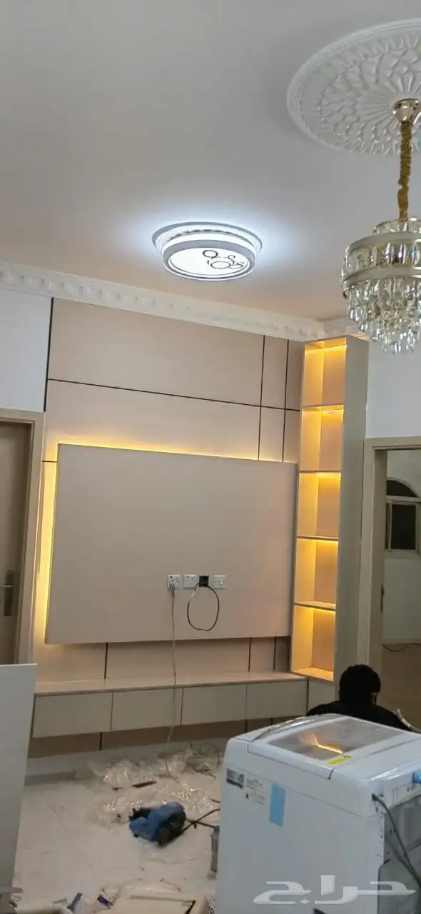 ديكورات شيبوارد جبس مستعار نعلات منزليه باركيه ضد الماء دهان 26