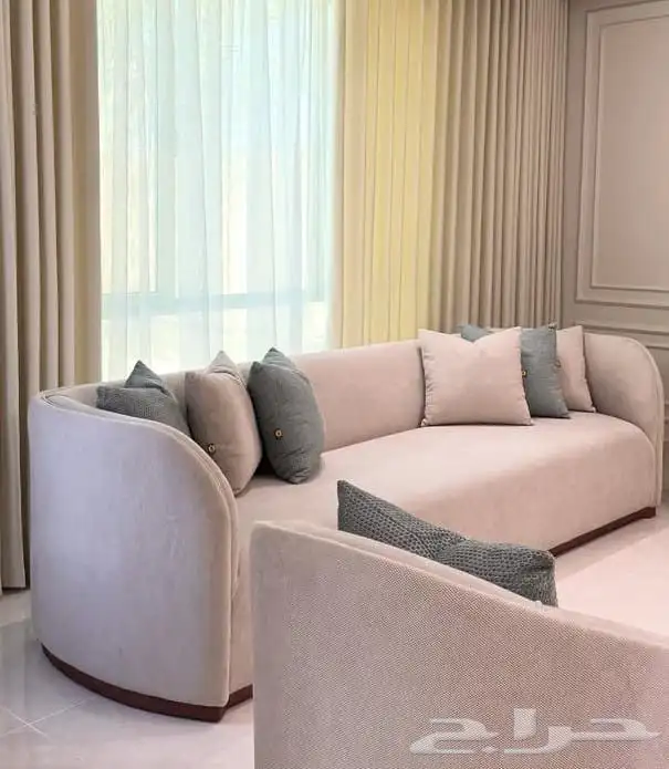 كنب ارضي مجالس مغربية مساند ستائر تفصيل وتنجيد 10