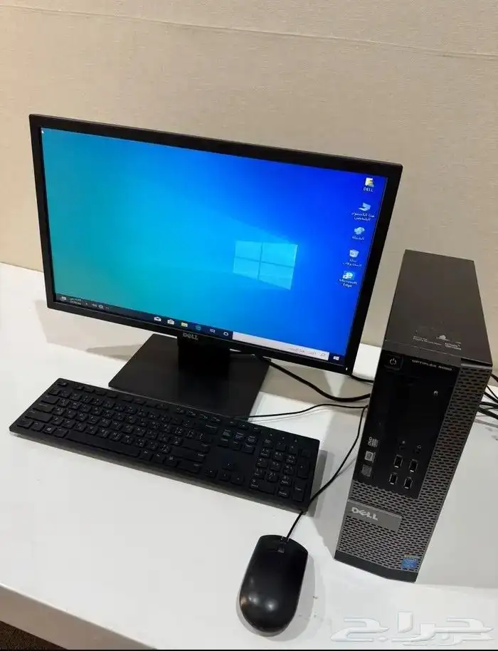 كمبيوتر مكتبي Dell Core i7 مع شاشة DELL 24 بوصة 2