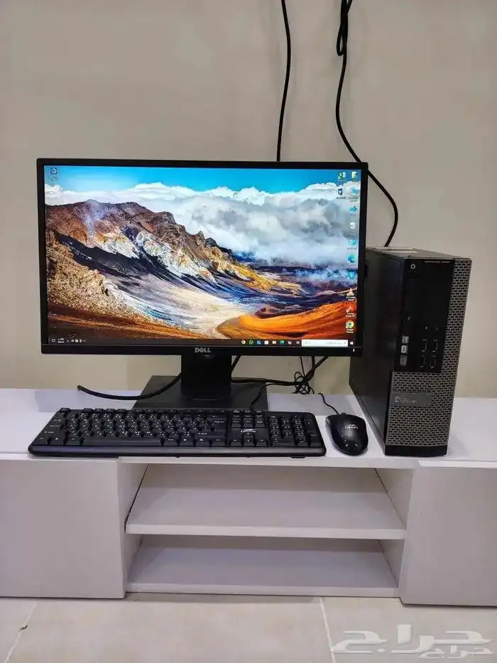 كمبيوتر مكتبي Dell Core i7 مع شاشة DELL 24 بوصة 5