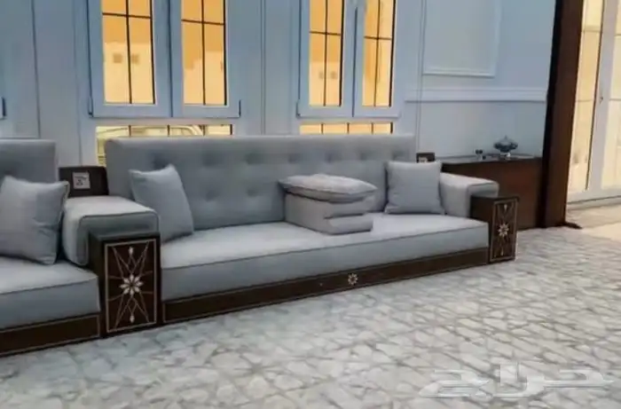 كنب ارضي مجالس مغربية مساند ستائر تفصيل وتنجيد 16