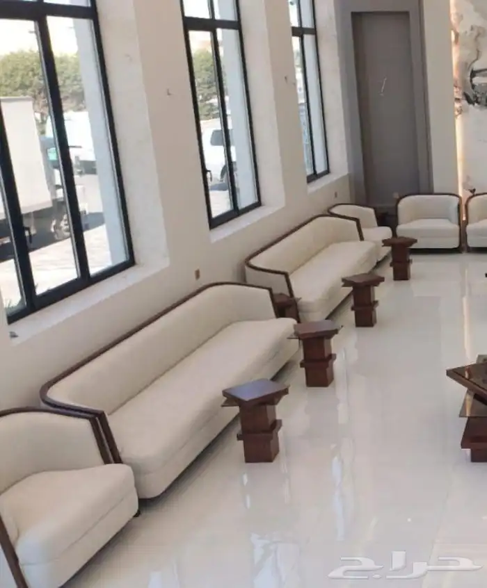 كنب ارضي مجالس مغربية مساند ستائر تفصيل وتنجيد 23