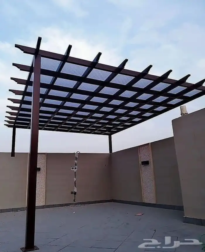 حداد مظلات سواتر سندويش بنل هناجر 3