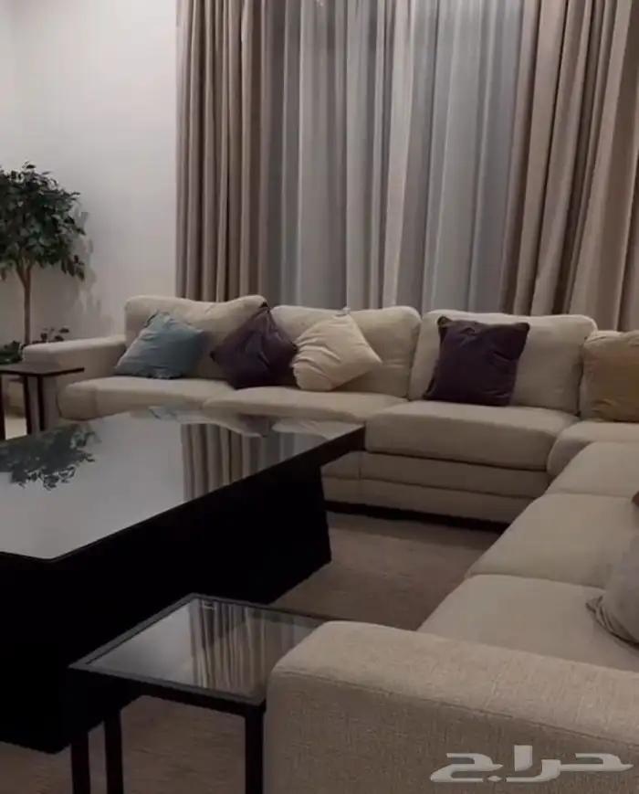 كنب ارضي مجالس مغربية مساند ستائر تفصيل وتنجيد 31