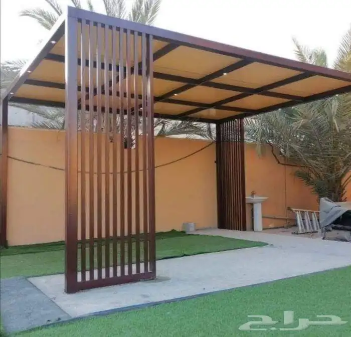 حداد مظلات سواتر سندويش بنل هناجر 5