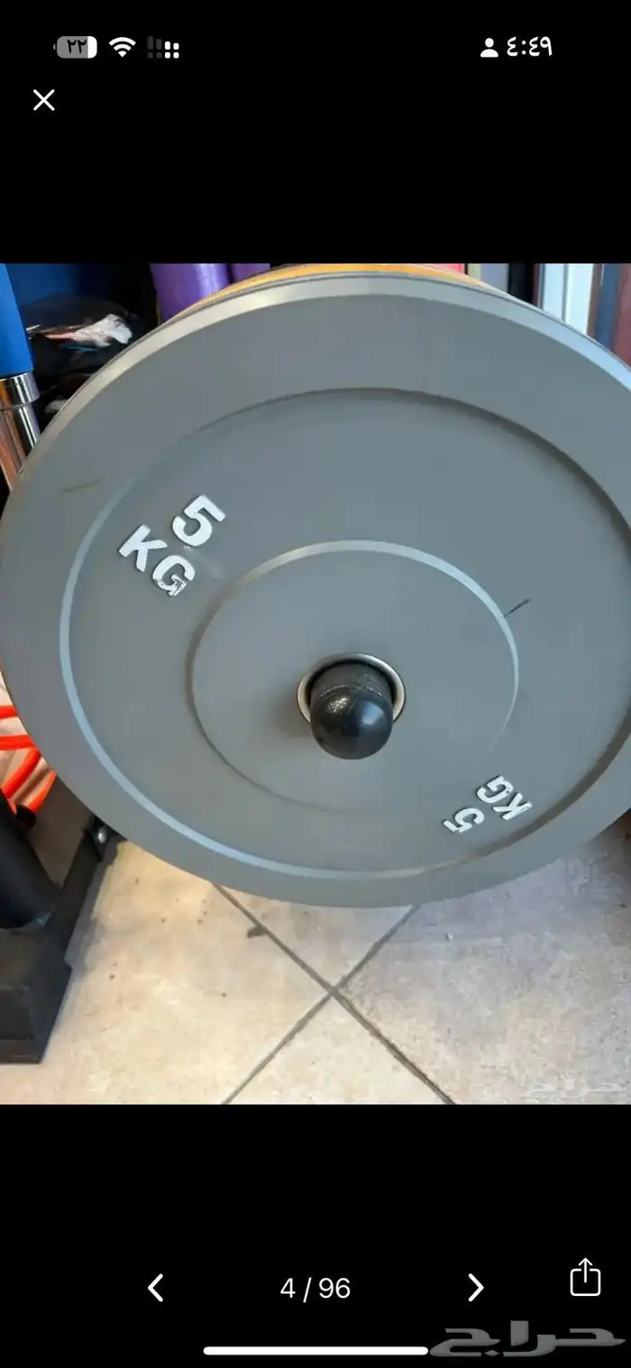 طارات حديد.. بلتات أوزان.. بار اولمبي بار عادي 4