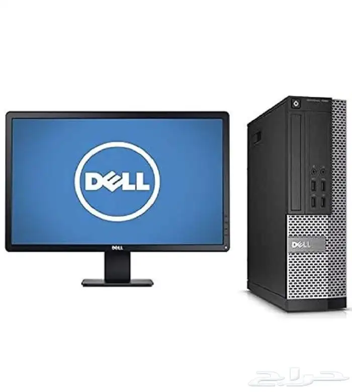كمبيوتر مكتبي Dell Core i7 مع شاشة DELL 24 بوصة 4