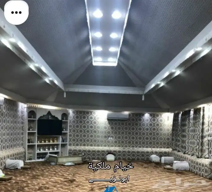 بيوت شعر تلبيس قماش قرميد مشب نار 7