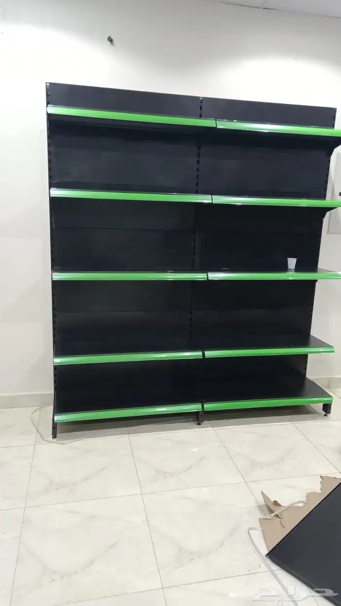 يوجد لدينا رفوف سوبر ماركت ويوجد رفوف مستودعات 3