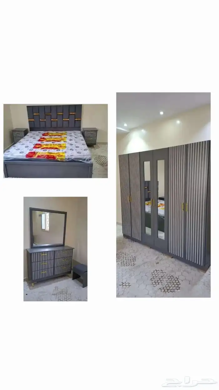 غرف نوم نفرين جديده وطني 1800 ريال 3