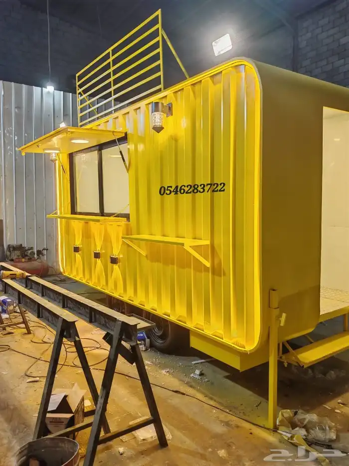 Vehicle specifications 1 A full kitchen made of steel 2 Stee 3