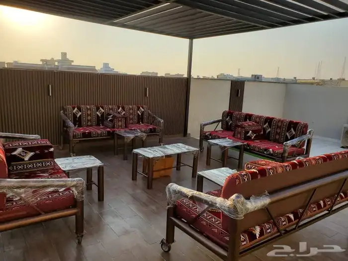 كرسي حديد جلسات خارجية 0