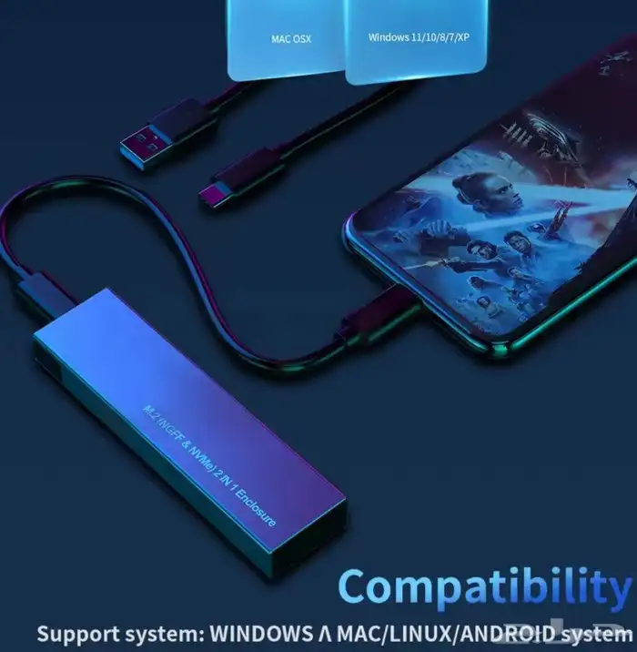 مشغل هاردسك m.2 خارجي 1