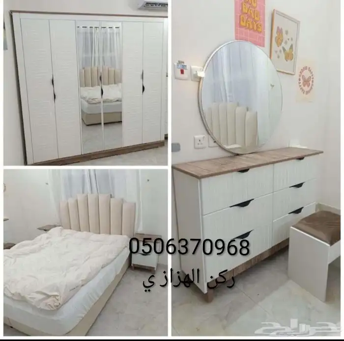 غرف نوم جديده جاهزه بسعر المصنع 9
